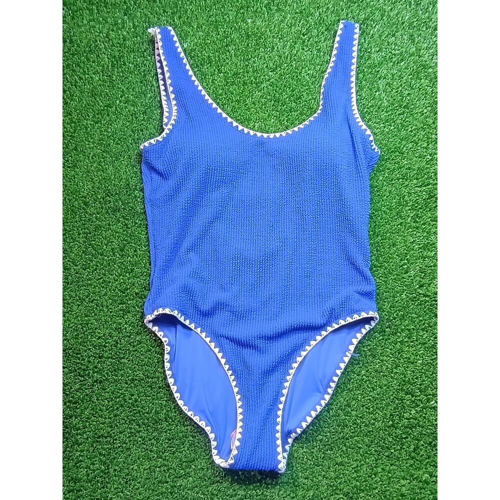 Betsey Johnson XL Blue One-Piece Swimsuit NWT